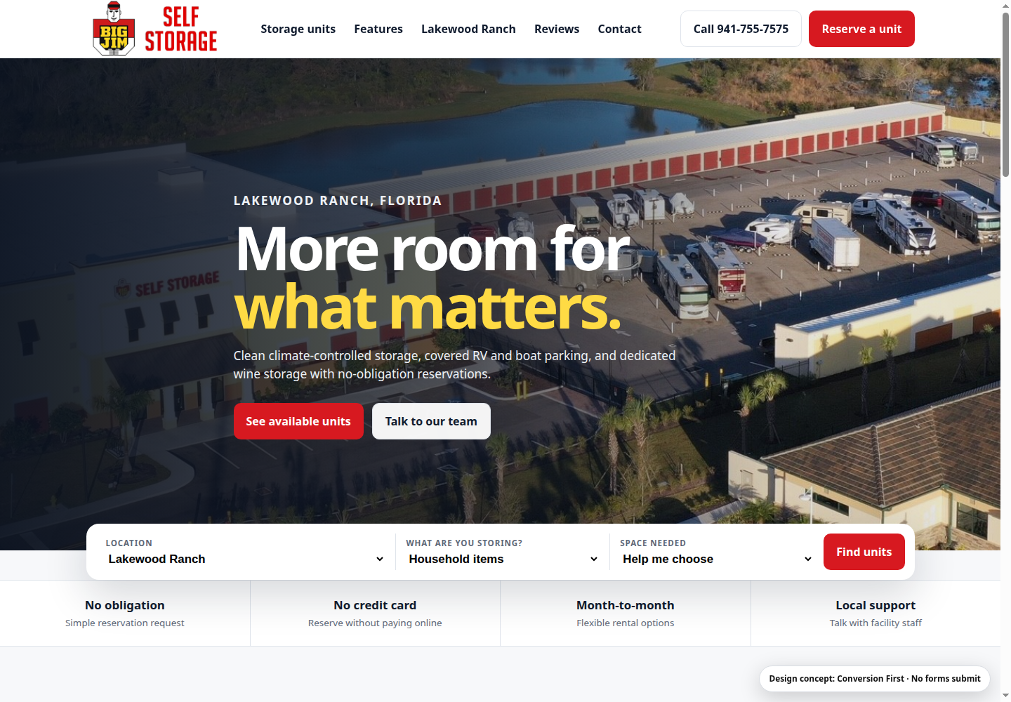 Preview of the Conversion First website concept